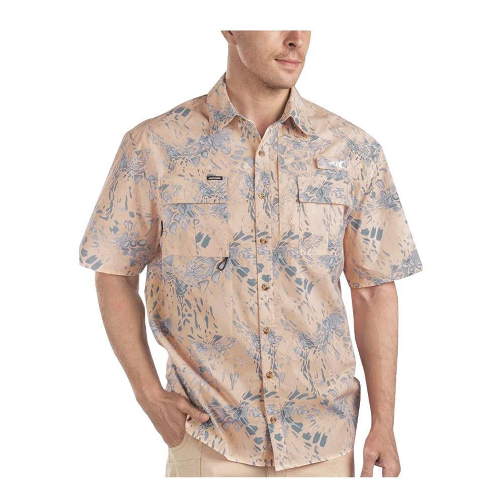 Kastking  mens short sleeve  size XS NWT spiral tech fabric fishing 🎣 shirt